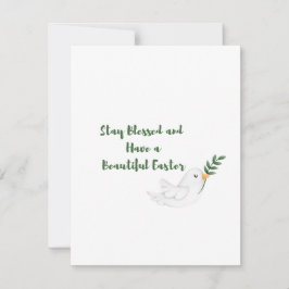Håll dig välsignad och ha en vacker Påsk på en Julkort
