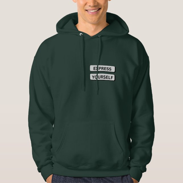 Håll dig varm, håll dig sann hoodie (Framsida)
