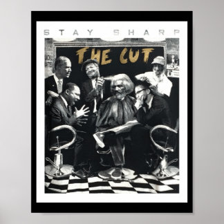 Håll dig Vasst till det klippta afrikanska Pridet Poster