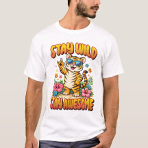 Håll dig vild Håll dig fantastisk Tiger Barnkammar