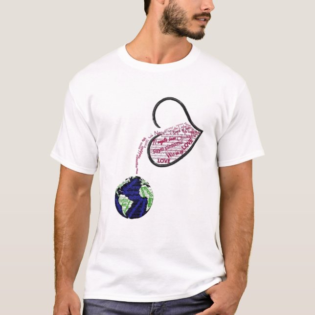 Häll din kärlek ut t shirt (Framsida)