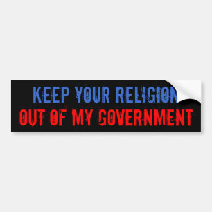 HÅLL DIN RELIGION UT UR MIN REGERING BILDEKAL
