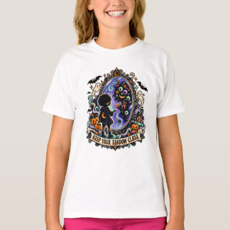 Håll Din Skugga Nära Halloween Spegel T Shirt