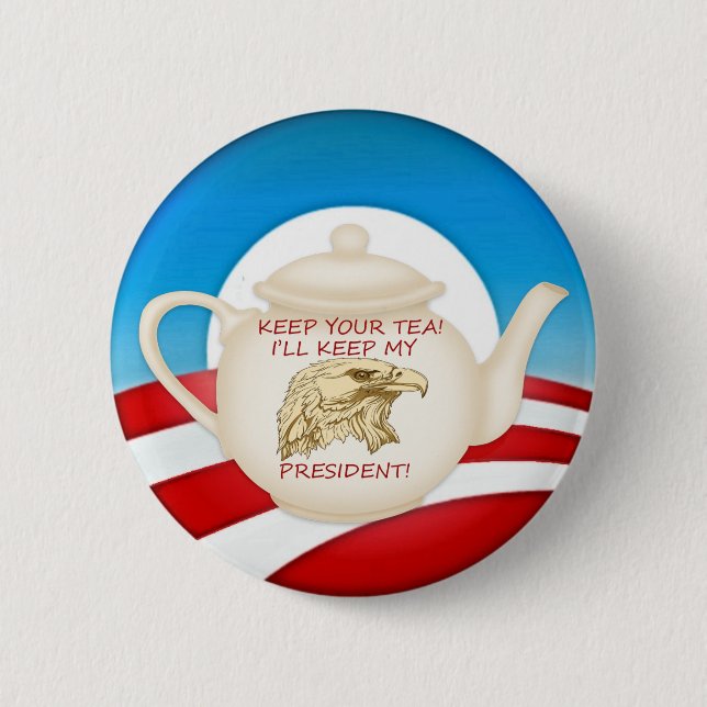 HÅLL DIN TEA! KNAPP (Framsida)