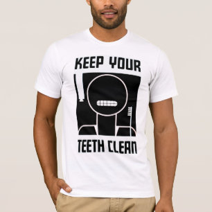 Håll dina tänder rena t shirt