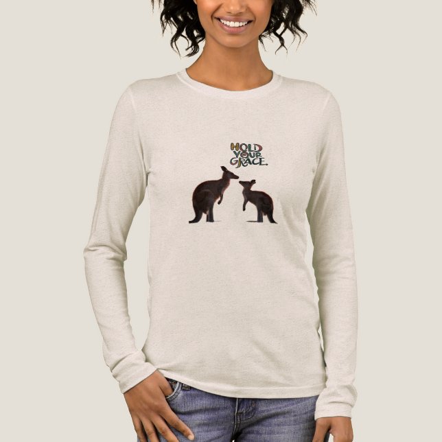 Håll Ditt Adelsmärke Känguru T-Shirt | Inspirerand (Framsida)