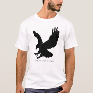 Håll ditt öga på målet Örn Siluett T Shirt