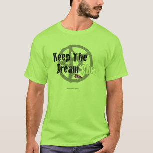 Håll drömmen vid liv på mallråttasymbol t-shirt