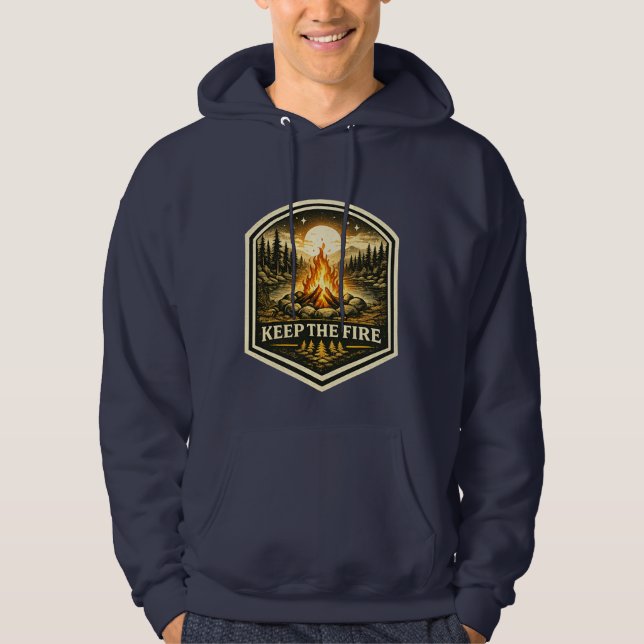 HÅLL ELDEN I LIV HOODIE (Framsida)