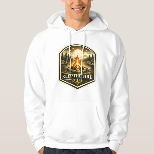 HÅLL ELDEN VID LIFVE HOODIE (Framsida)