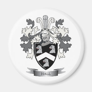Hall Family Crest Jackar om Arm Magnet