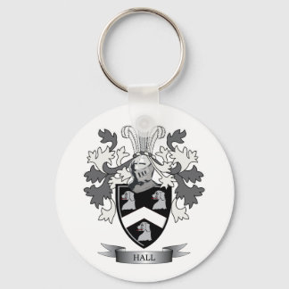Hall Family Crest Jackar om Arm Nyckelring