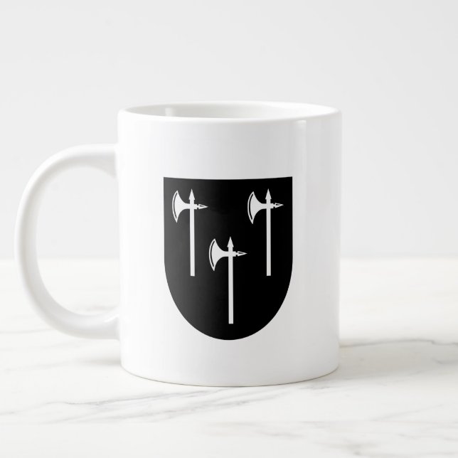 Hall Family Crest Jumbo Mugg (Vänster)