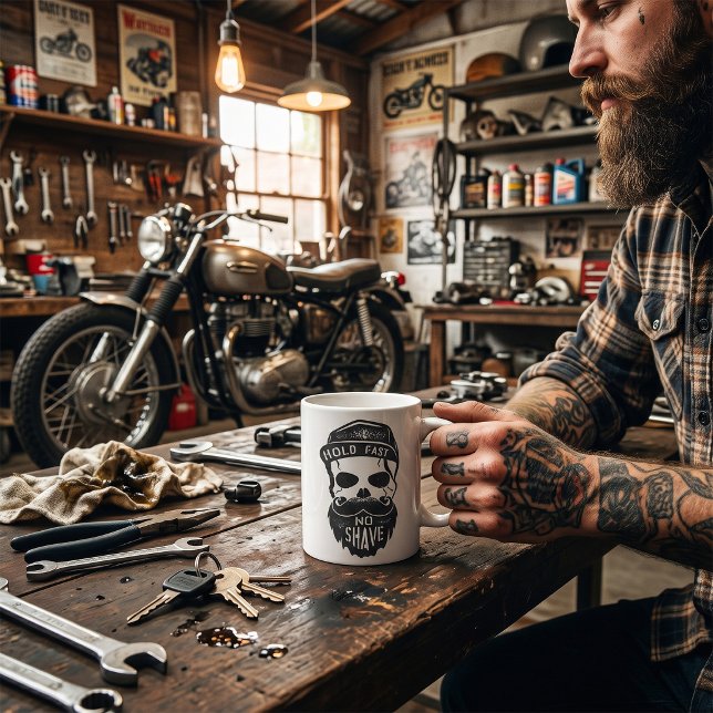 Håll Fast Inget Rak Kaffemugg (Skapare uppladdad)