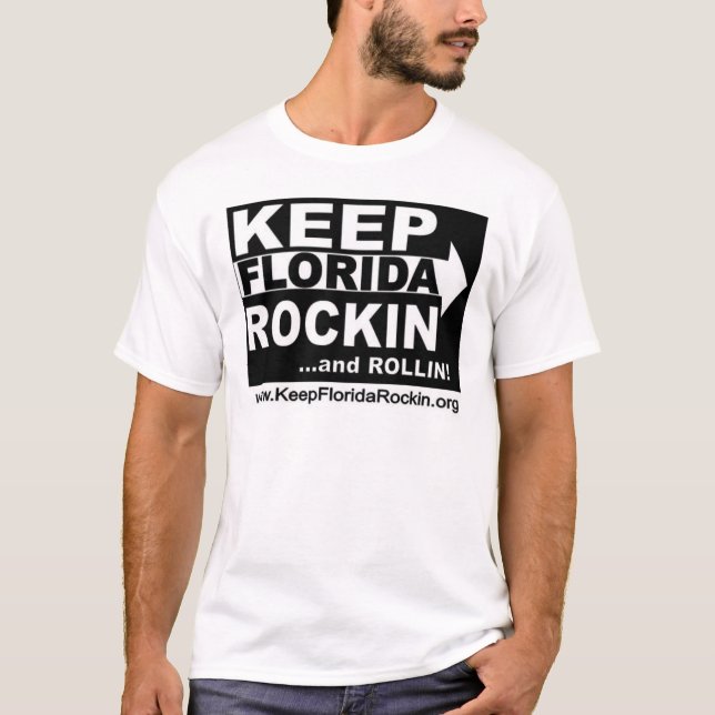Håll Florida Rockin & Rollin Tee Shirt (Framsida)