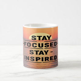Håll fokus Håll dig inspirerad alternativ 2 Kaffemugg