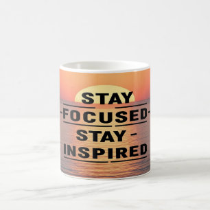 Håll fokus Håll dig inspirerad alternativ 2 Kaffemugg