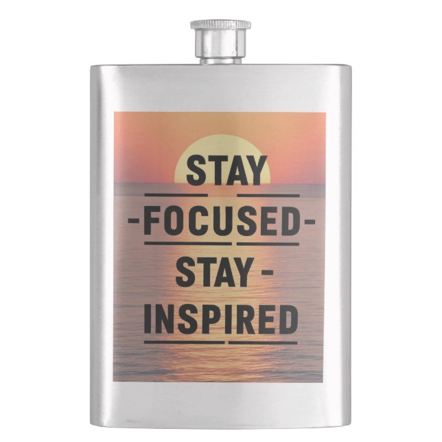 Håll fokus Håll dig inspirerad Fickplunta (Framsidan)