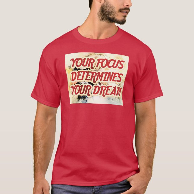 håll fokus t shirt (Framsida)