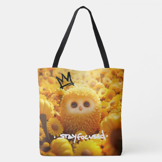 HÅLL FOKUSERAD | Tecksäck Tygkasse (Baksida)