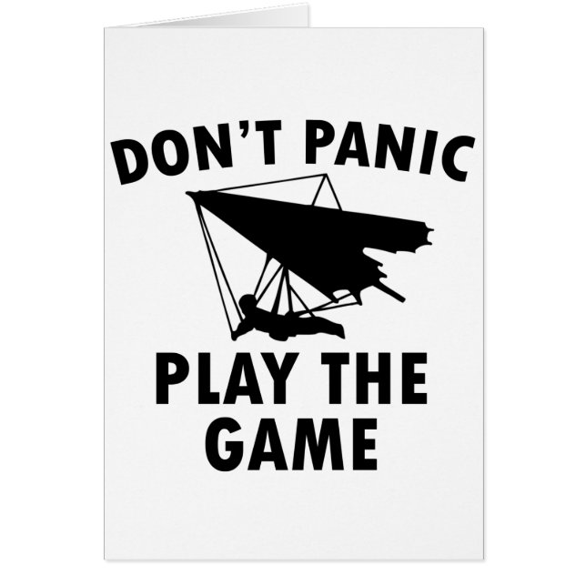 Håll glidbanor hälsningskort (Framsidan)