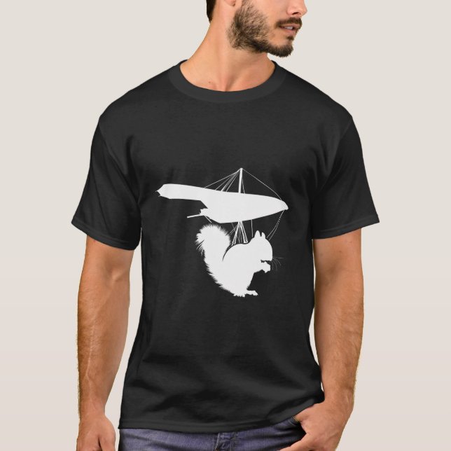 Håll gliding Squirrel Funny hängglider Squirrel T Shirt (Framsida)