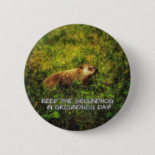 Håll Groundhogen i den Groundhog dagen för att Knapp