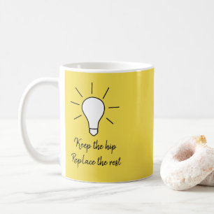 Håll höften - för att byta ut vila kaffemugg