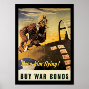 Håll honom flygvärldskrig II Poster