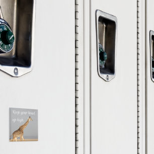Håll huvudet högt magnet