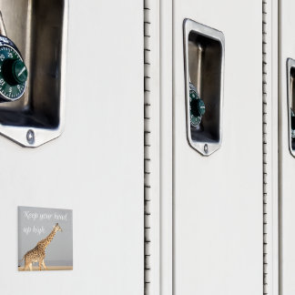 Håll huvudet högt magnet