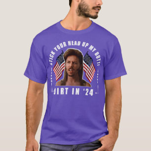 Håll huvudet uppe min knapp Joe Dirt T Shirt