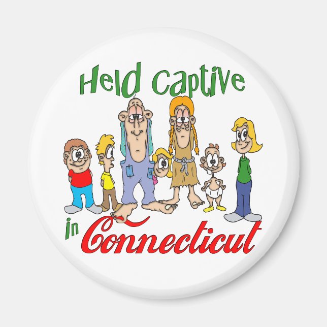 Håll i Captive i Connecticut Magnet (Framsidan)