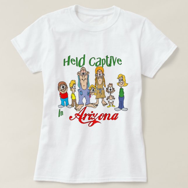 Håll i fångenskap i Arizona Tee (Design framsida)