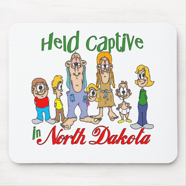 Håll i fångenskap i North Dakota Musmatta (Framsidan)