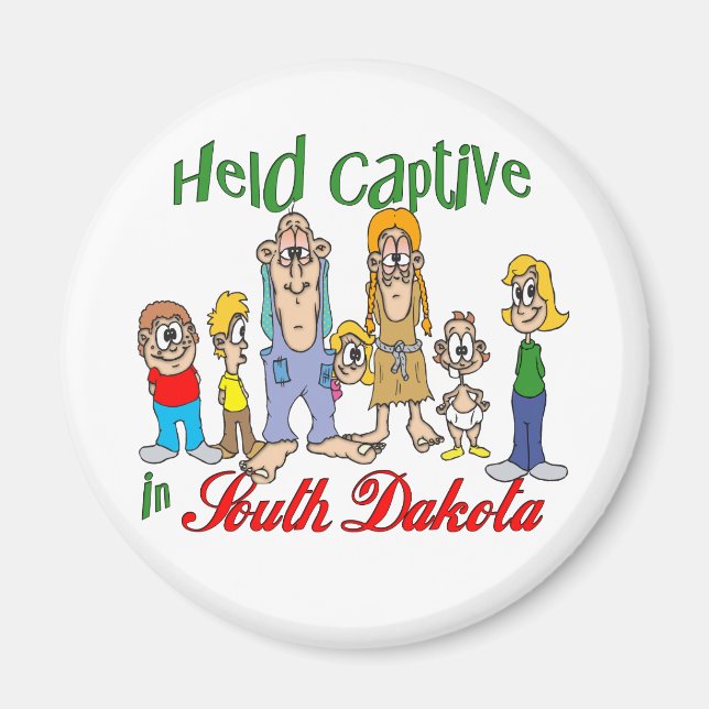 Håll i fångenskap i South Dakota Magnet (Framsidan)