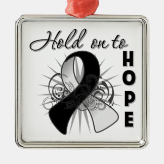 Håll i hopp - cancercancer julgransprydnad metall