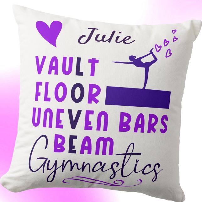 Håll i landningen 🏅 Kärlek Gymnastics Kudde (Skapare uppladdad)