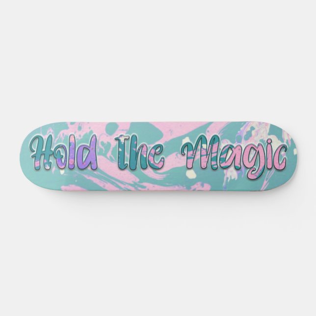 Håll i magin mini skateboard bräda 18,5 cm (Horz)