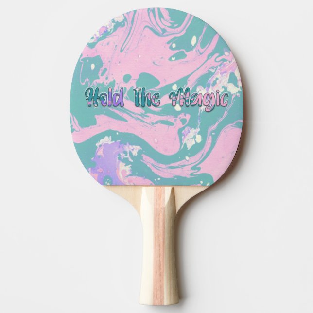 Håll i magin pingisracket (Framsidan)