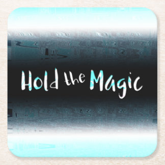 Håll i magin underlägg papper kvadrat