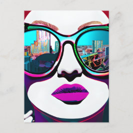 Håll i Touch | Kvinnor i solglasögon Vykort