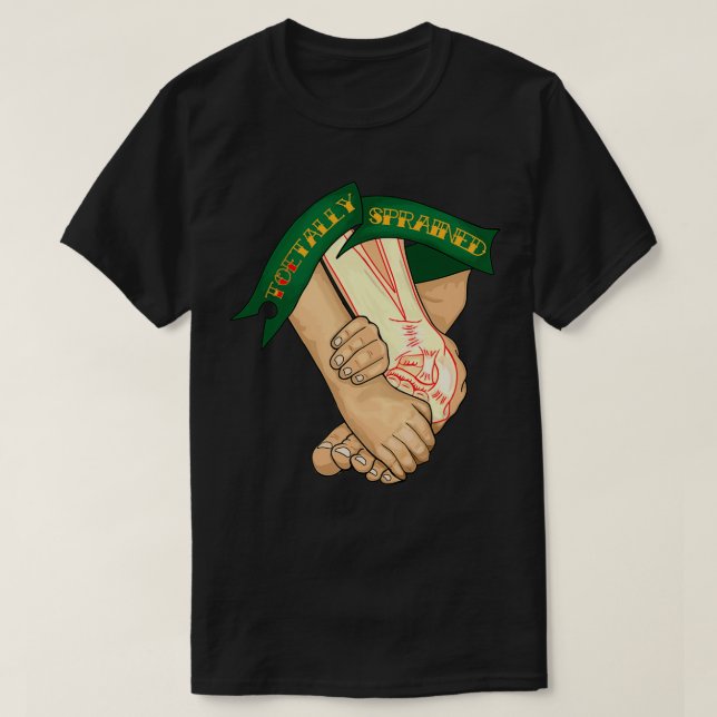 Håll i utskuren ton t shirt (Design framsida)