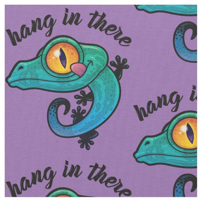 Håll in där, färglöst Gecko Tyg (Närbild)