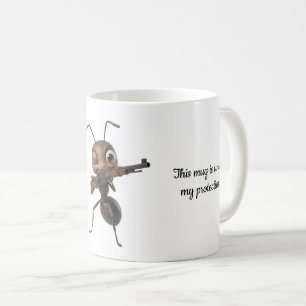 Håll inte i min mugg Rolig Ant Poster Kaffeälska