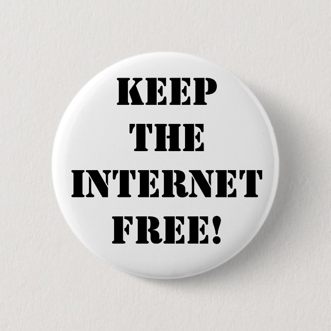 Håll internet fria! knapp (Framsida)