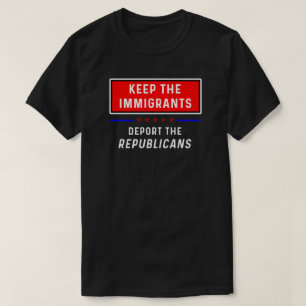 Håll invandrareT-tröja T Shirt