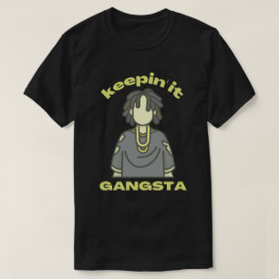 HÅLL IT GANGSTA Lustig hiphop-musik T Shirt
