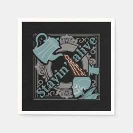 Häll kaffet i! pappersservett