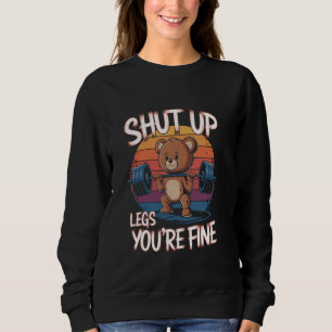 Håll Käft Ben Du Är Bra Rolig Teddybjörn Lyfter T Shirt